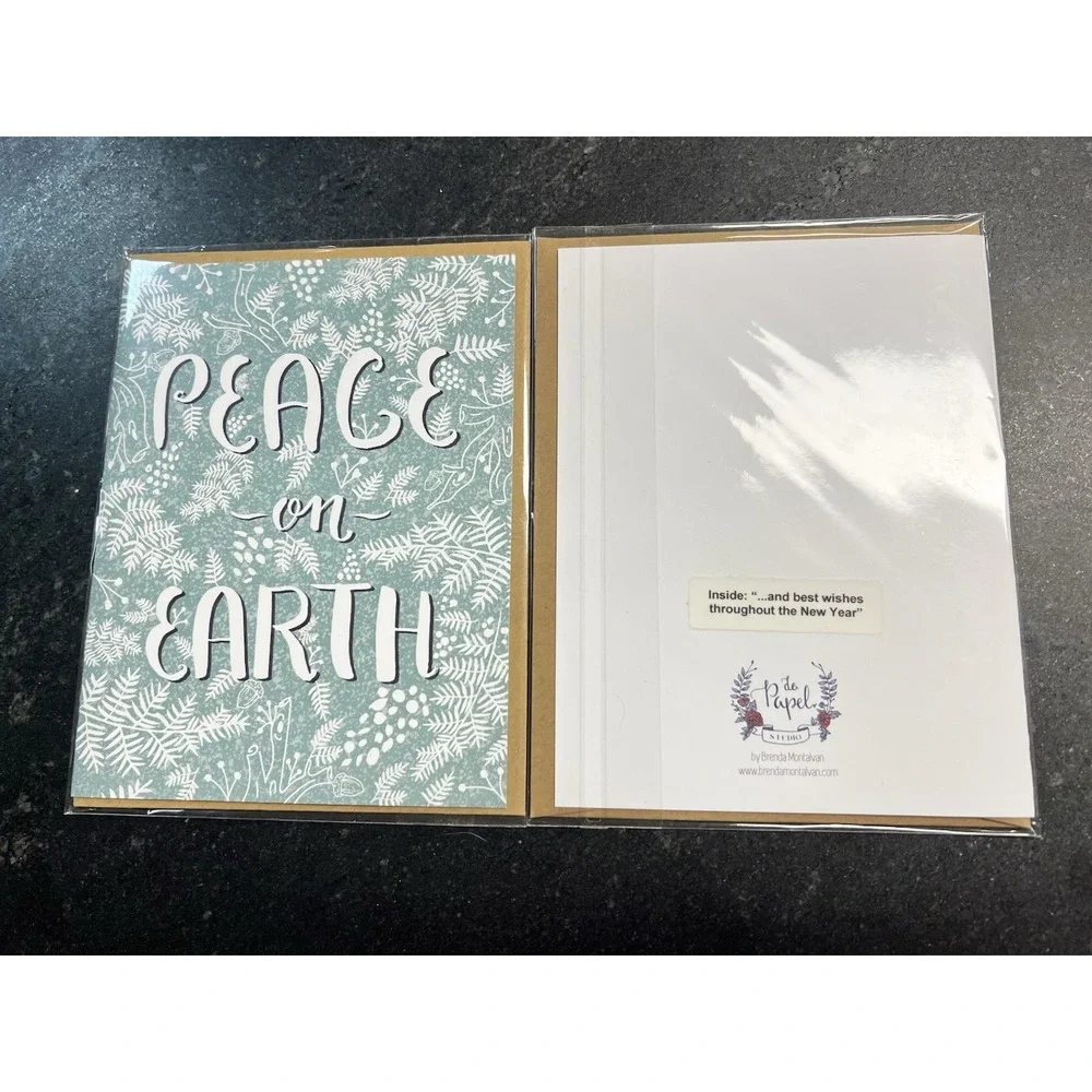 Mixed Lot 21 Boutique Greeting Cards – De Papel Studio/Brenda Montalvan Holidays